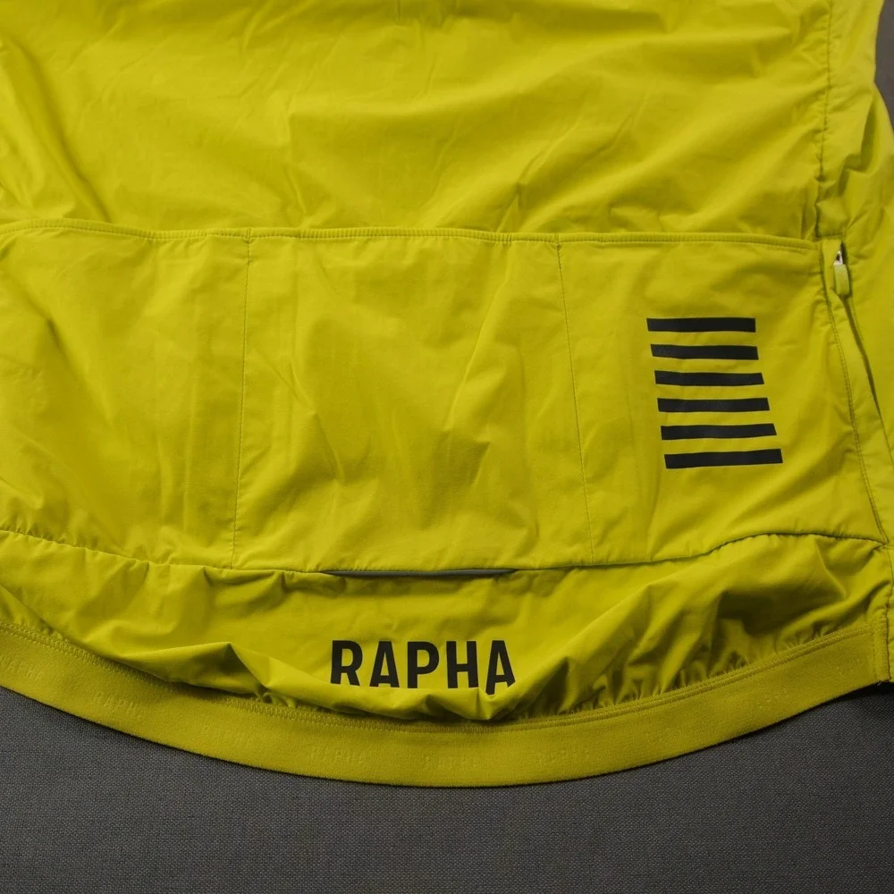 Rapha Pro Team Insulated Gilet Men Vest XXL Green Performance Cycling Bike